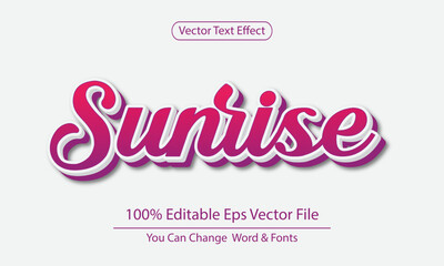 Editable Vector eps 3d Test Effect