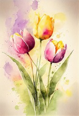 beautiful tulip flower