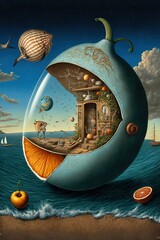 Abstract Surrealism  generative ai