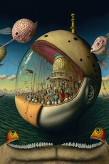 Abstract Surrealism  generative ai