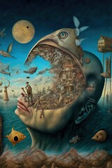 Abstract Surrealism  generative ai