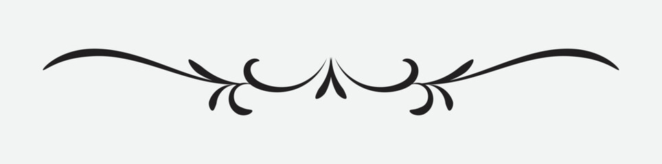 Vintage book vignette, divider, separator, suitable for vintage or retro design