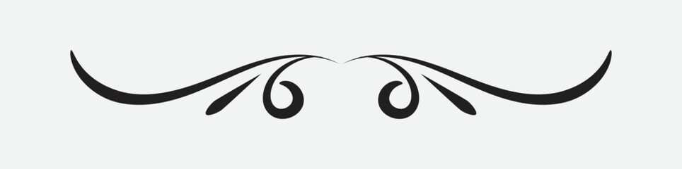 Vintage book vignette, divider, separator, suitable for vintage or retro design