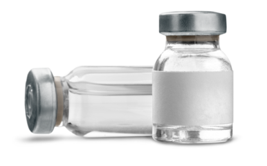 Coronavirus vaccine concept with syringe. Covid-19, 2019-nCov pandemic.