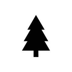 fir-tree . line vector icon . Lorem Ipsum Illustration design