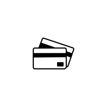 Credit card icon payment vector sign.Credit card icon vector, credit card icon in trendy flat style isolated on white background credit card icon web.