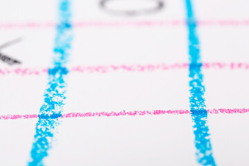 a hand-drawn tic-tac-to game on a white background