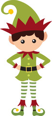 Christmas Elf, Elves, Santa, boy