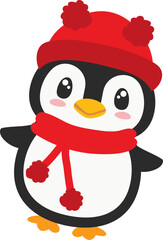 Christmas Penguins, Winter, Ice, Ice Skates
