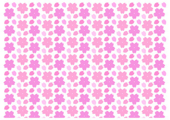 桜　ピンク　花　かわいい　パターン
