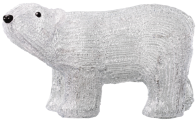 Decoration Christmas or xmas glass polar bear