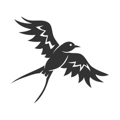 Swallow logo template Icon Illustration Brand Identity