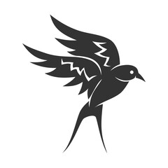 Swallow logo template Icon Illustration Brand Identity