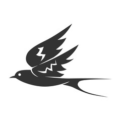 Swallow logo template Icon Illustration Brand Identity