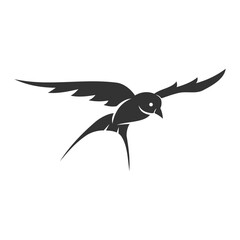 Swallow logo template Icon Illustration Brand Identity