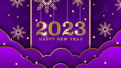 Happy new year 2023 background