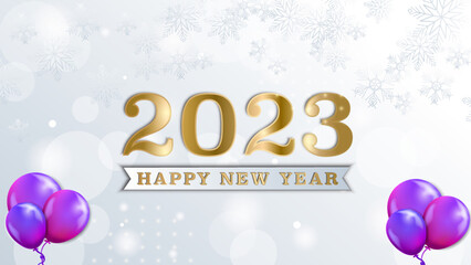 Happy new year 2023 background