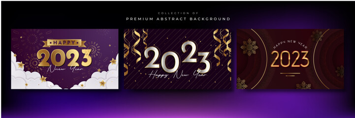 Happy new year 2023 background