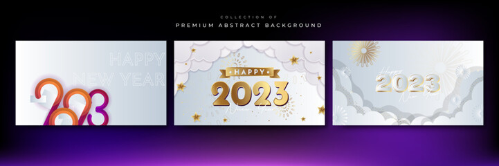 Happy new year 2023 background