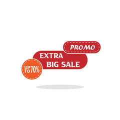 special offer promotion tag extra big sale discount up to 70% off theme
