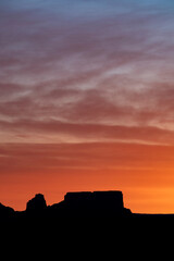 Obraz premium sunset in the mountains