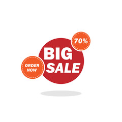 special offer promotion tag  big sale discount up to 70% off theme
