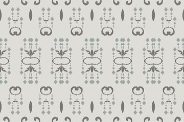 Ikat designs tribal abstract Seamless Pattern. Ethnic Geometric Batik Ikkat Digital vector textile Design for Prints Fabric saree Mughal brush symbol Swaths texture Kurti Kurtis Kurtas