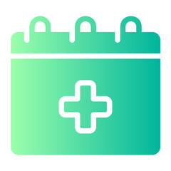 schedule gradient icon