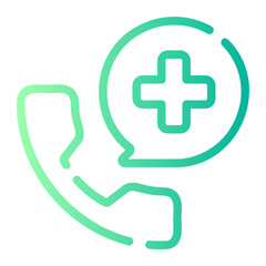 healthcare gradient icon