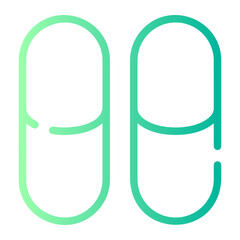 pill gradient icon