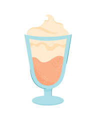 iced coffee drink in cup