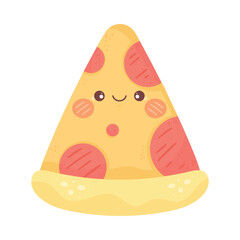 pizza italian food kawaii