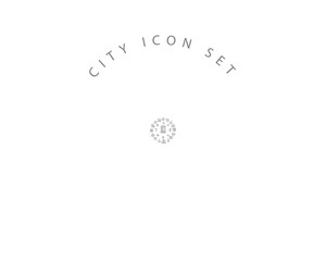 Vector city icon set 