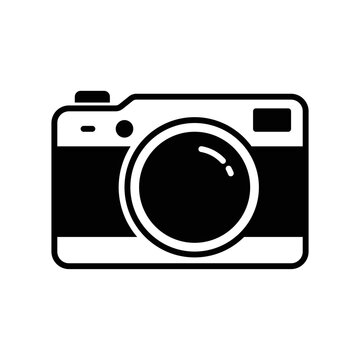 Digital camera icon for photography