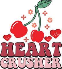 Kids Retro Valentine Svg Png Bundle