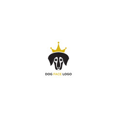 Dog Face Logo Illustration Conceptual Design