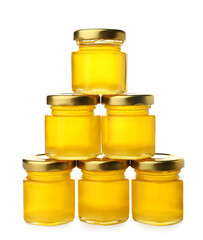 Honey bonbonnieres isolated on white background