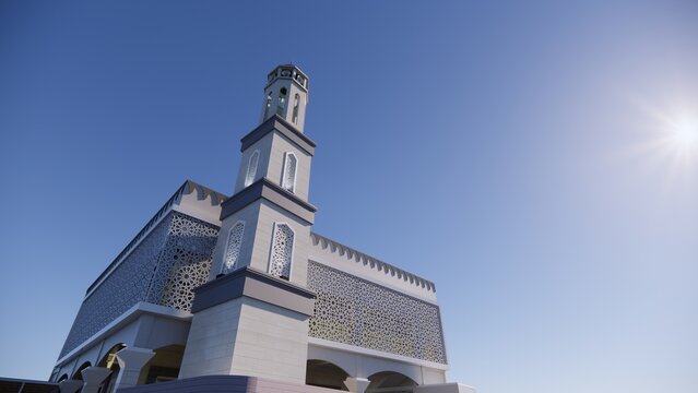 Nurul Mubaraq Galesong mosque renovation design