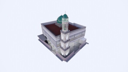 Nurul Mubaraq Galesong mosque renovation design