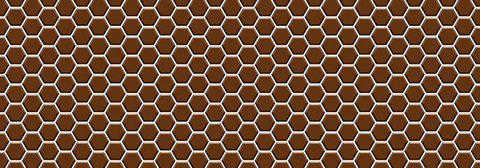 Embossed Brown Hexagon On Transparent Backgrounds. Abstract Pattern Chocolate. Abstract Tortoiseshell. Abstract Honeycomb. Abstract pattern football. PNG Image