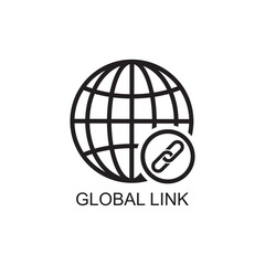 global link icon , business icon