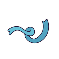 Curly ribbon decoration