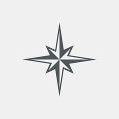 Obraz premium Star north quality vector illustration cut