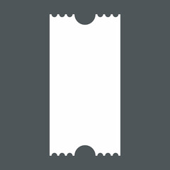 Sticker ticket blank label frame quality vector illustration cut