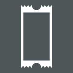 Sticker ticket blank label frame quality vector illustration cut
