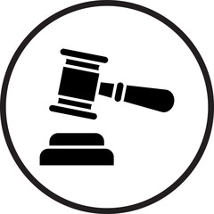 Gavel Icon Style