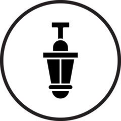 Hang Lamp Icon Style
