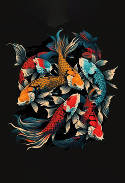HD wallpaper: two Koi fishes, water, japan, carp, animal, freshwater,  goldfish | Wallpaper Flare