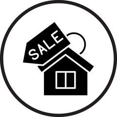 House Sale Icon Style