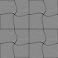 abstract monochrome background with squares and line patterns, vector design, technology theme, dimensional flow.